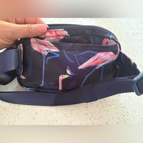 New Vera Bradley Flamingo Mini Belt Bag Versatile - Picture 4 of 7